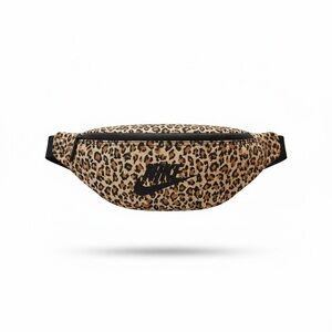 Nike Tan and Black Leopard Print Belt Bag